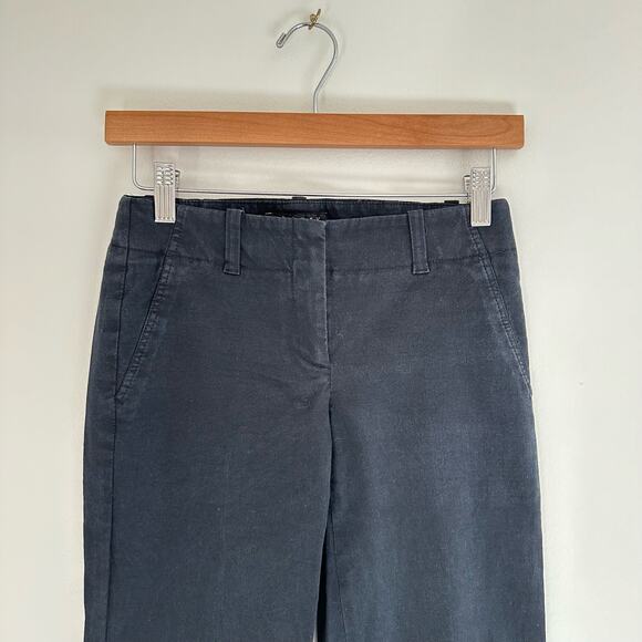 Theory Sugar Dress Pants in Black Canvas 0 - Picture 4 of 10